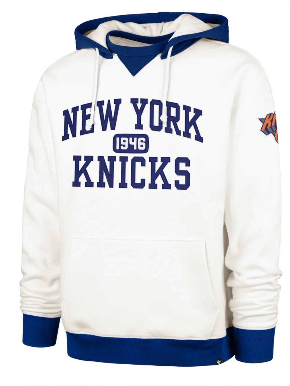 NEW YORK KNICKS SKIPPER '47 ORIGINAL HOODIE Sz.S